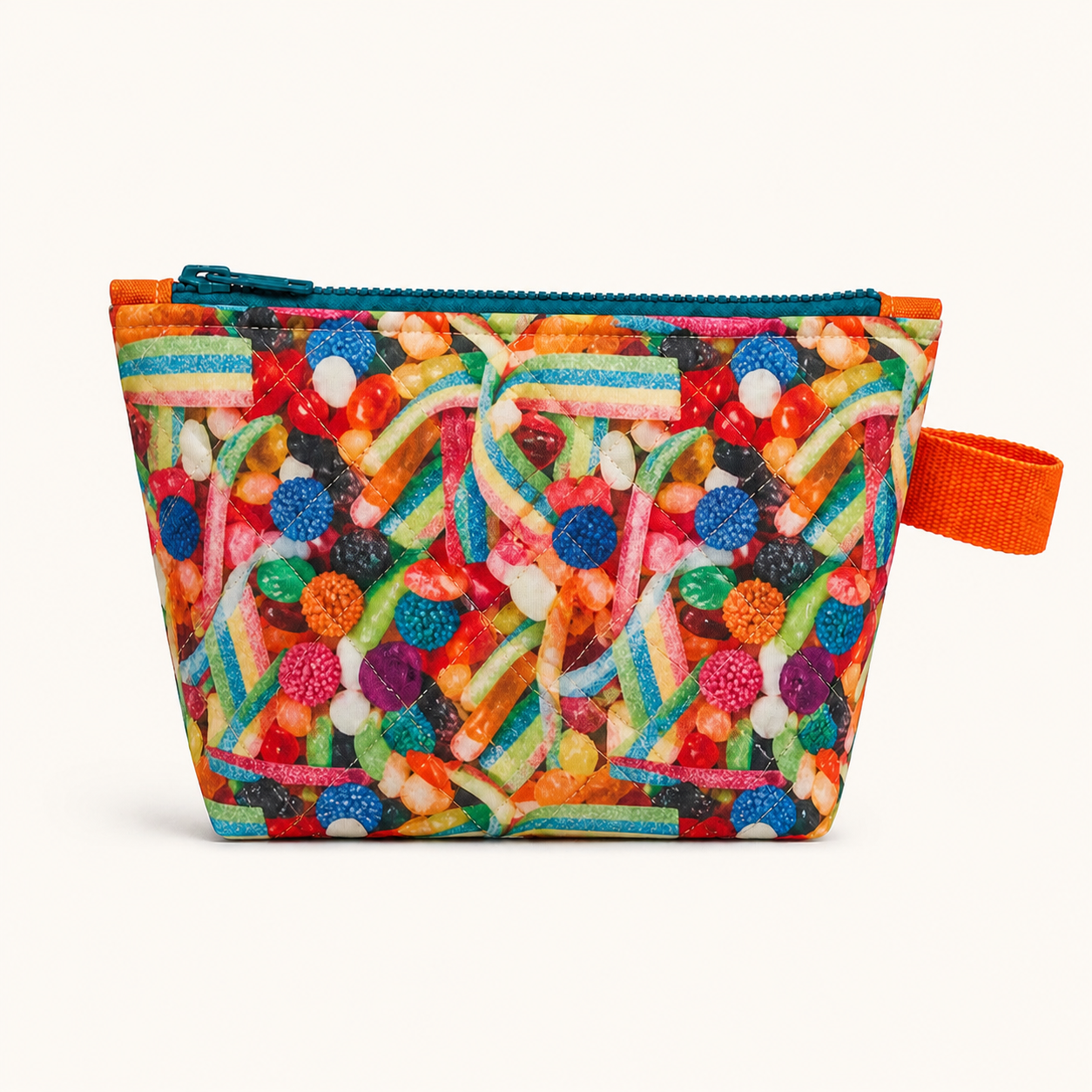 Sac à collation isolé fait main – Motifs colorés pour enfants