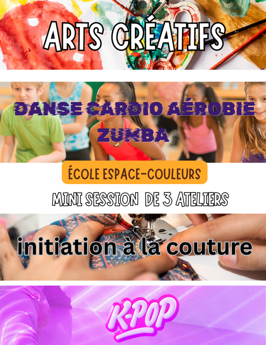 ÉCOLE ESPACE-COULEURS | MINI SESSION | Préscolaire à 6e année